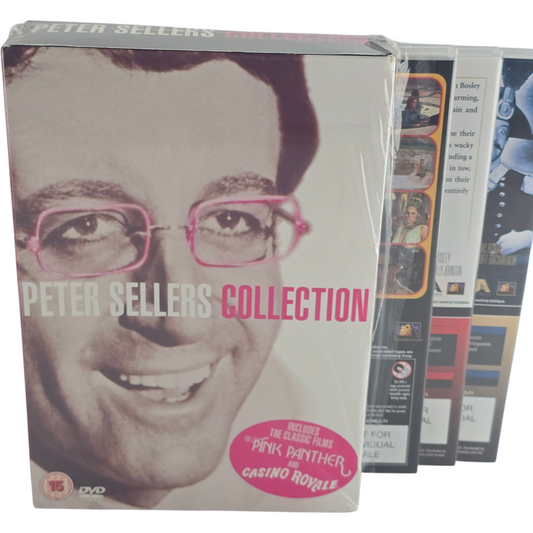 Peter Sellers Collection 6 Films  DVD  Pink Panther +Pussycat? + Party .. Zone 2