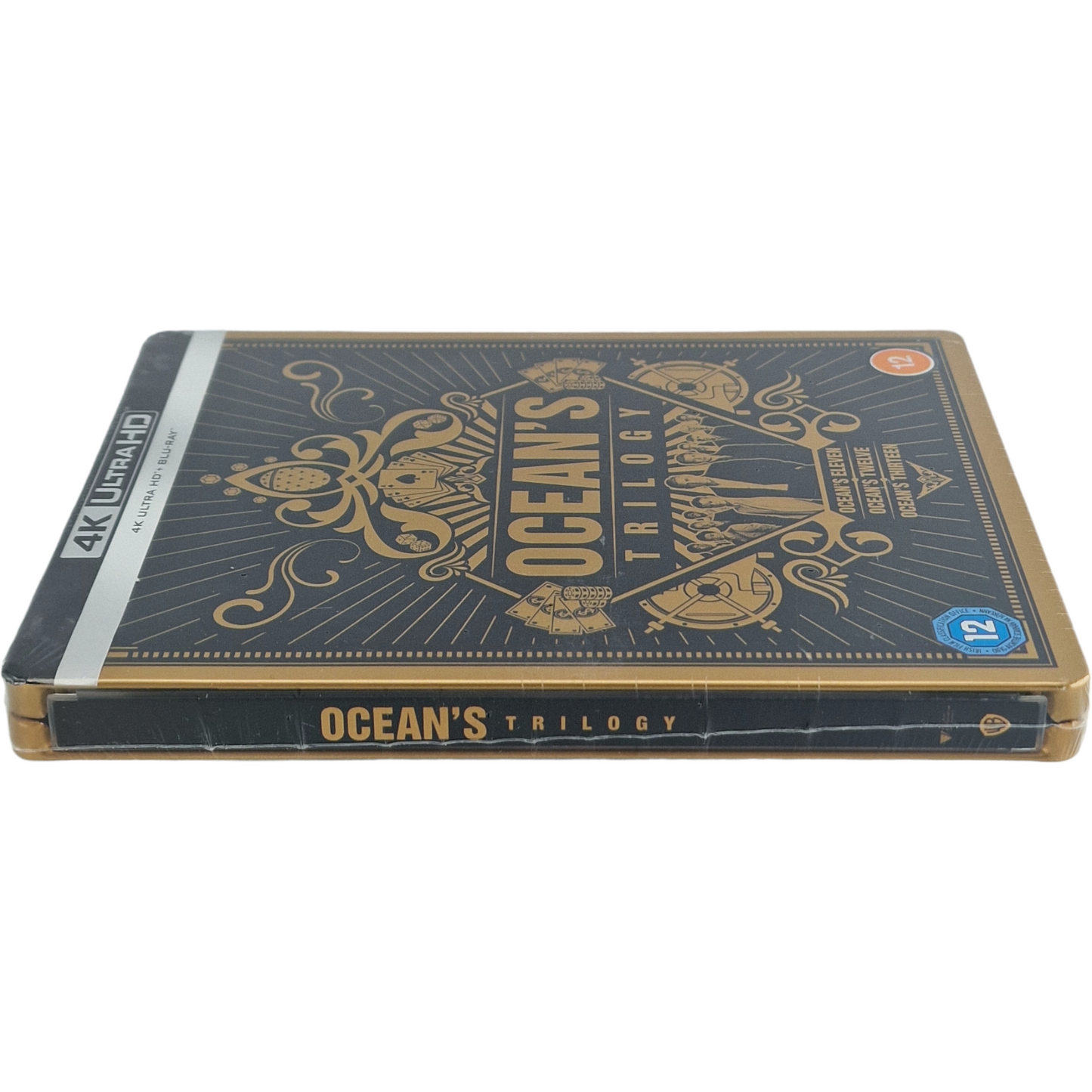 Ocean's 11-12 -13 La trilogie SteelBook 4K Ultra HD + Blu-ray Limitée Zavvi B