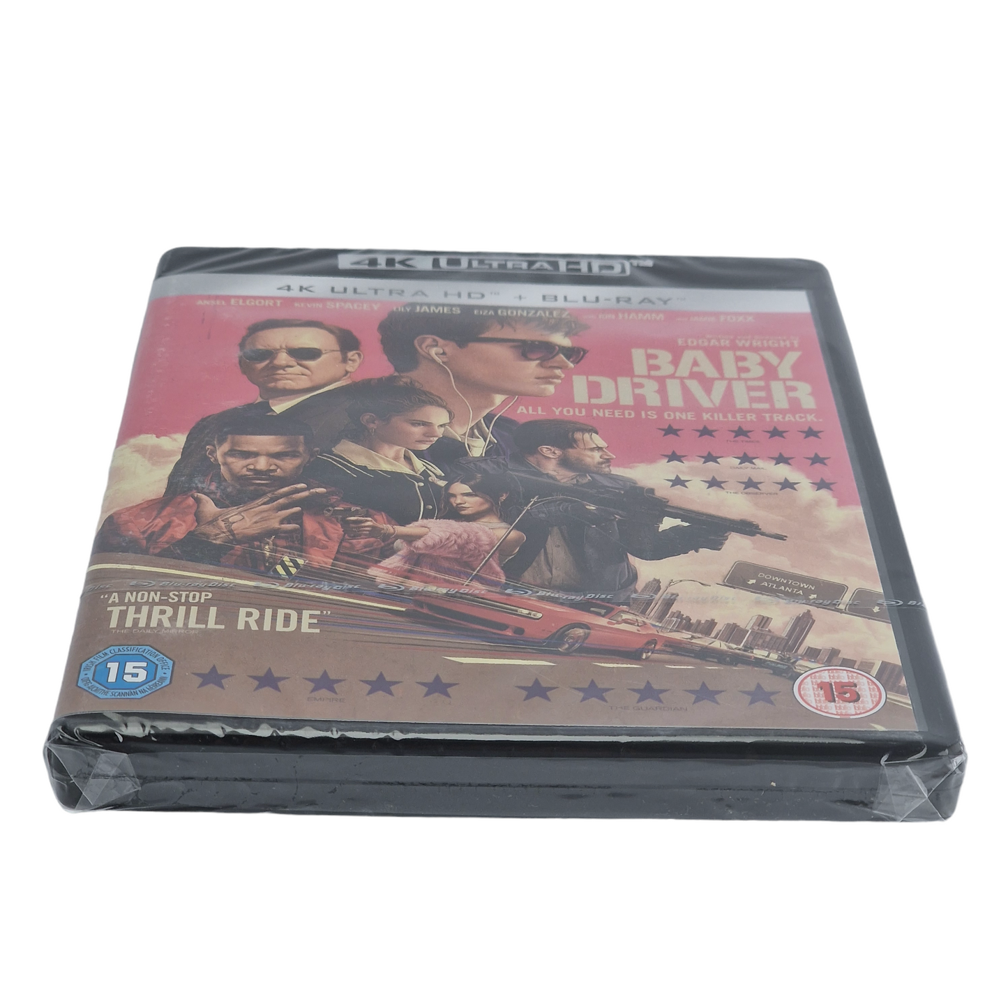 Baby Drive 4K Ultra HD + Blu-ray 2017 Kevin Spacey , Jamie Foxx Zone Libre