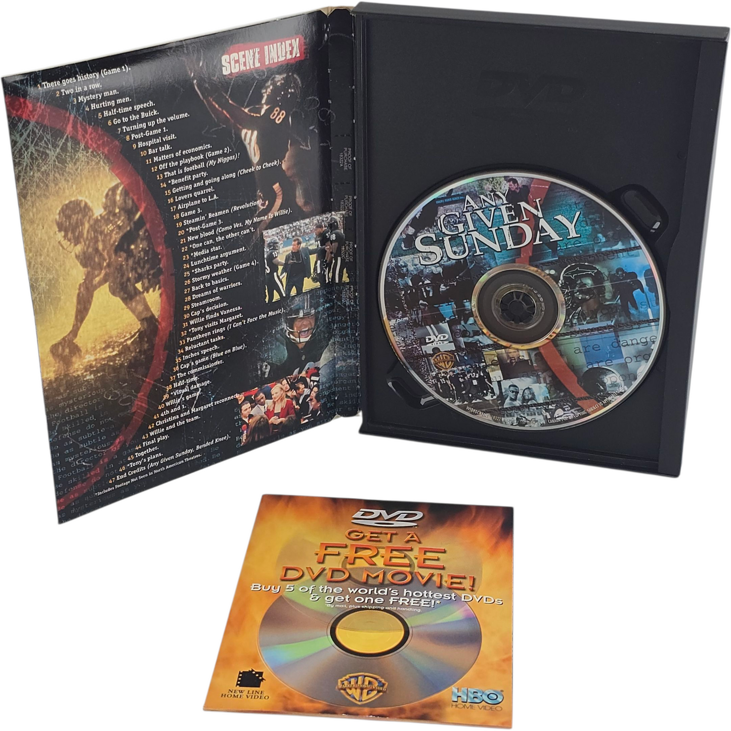 Any Given Sunday DVD Director's Cut Al Pacino,Cameron Diaz Zone 1 US Import