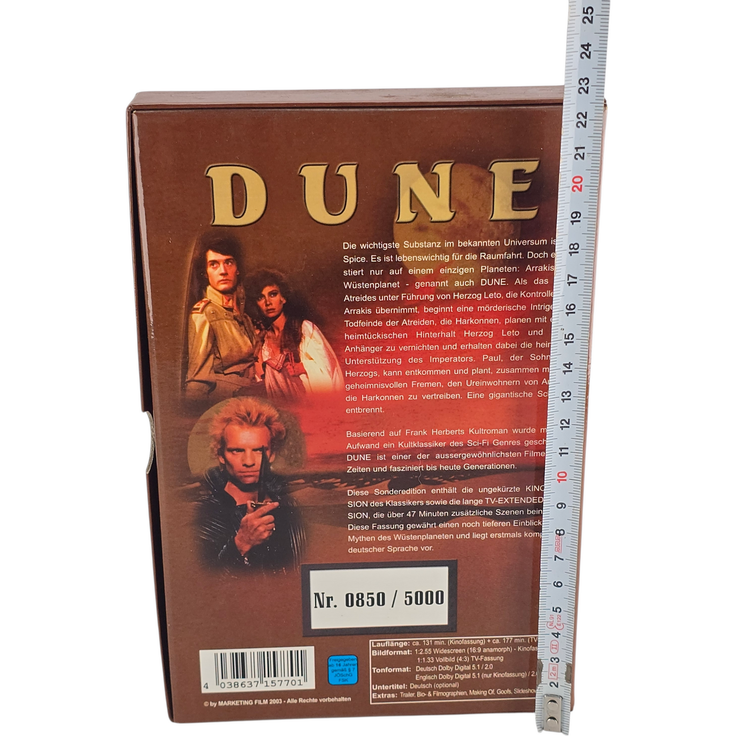 Dune DVD Collector 2 disques + boîte métallique gravée David Lynch Ltd Zone 2