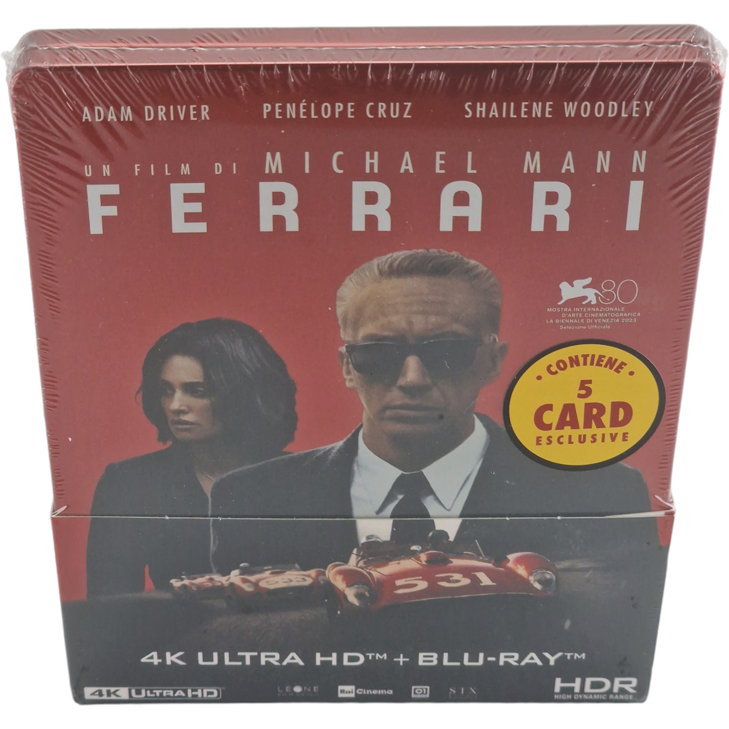 Ferrari 4K Ultra HD + Blu-ray SteelBook édition Limitée Adam Driver Zone B