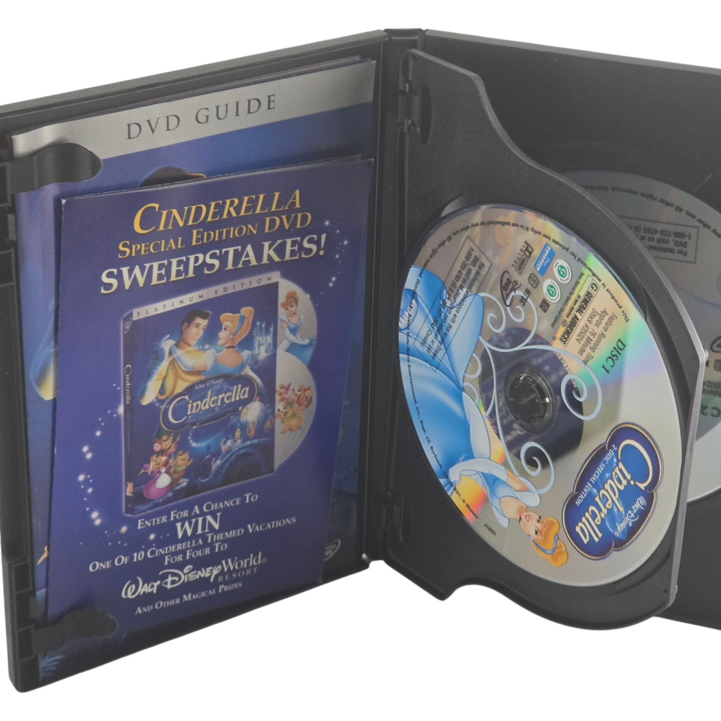 Cinderella DVD 2 Disques Classic Disney Platinum Collection Zone 1 US Import