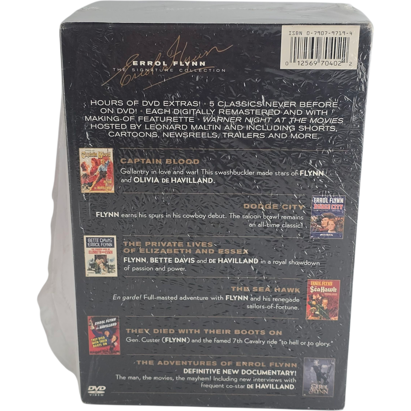 Errol Flynn - Signature Collection DVD 5 Classiques Zone 1 – Import USA