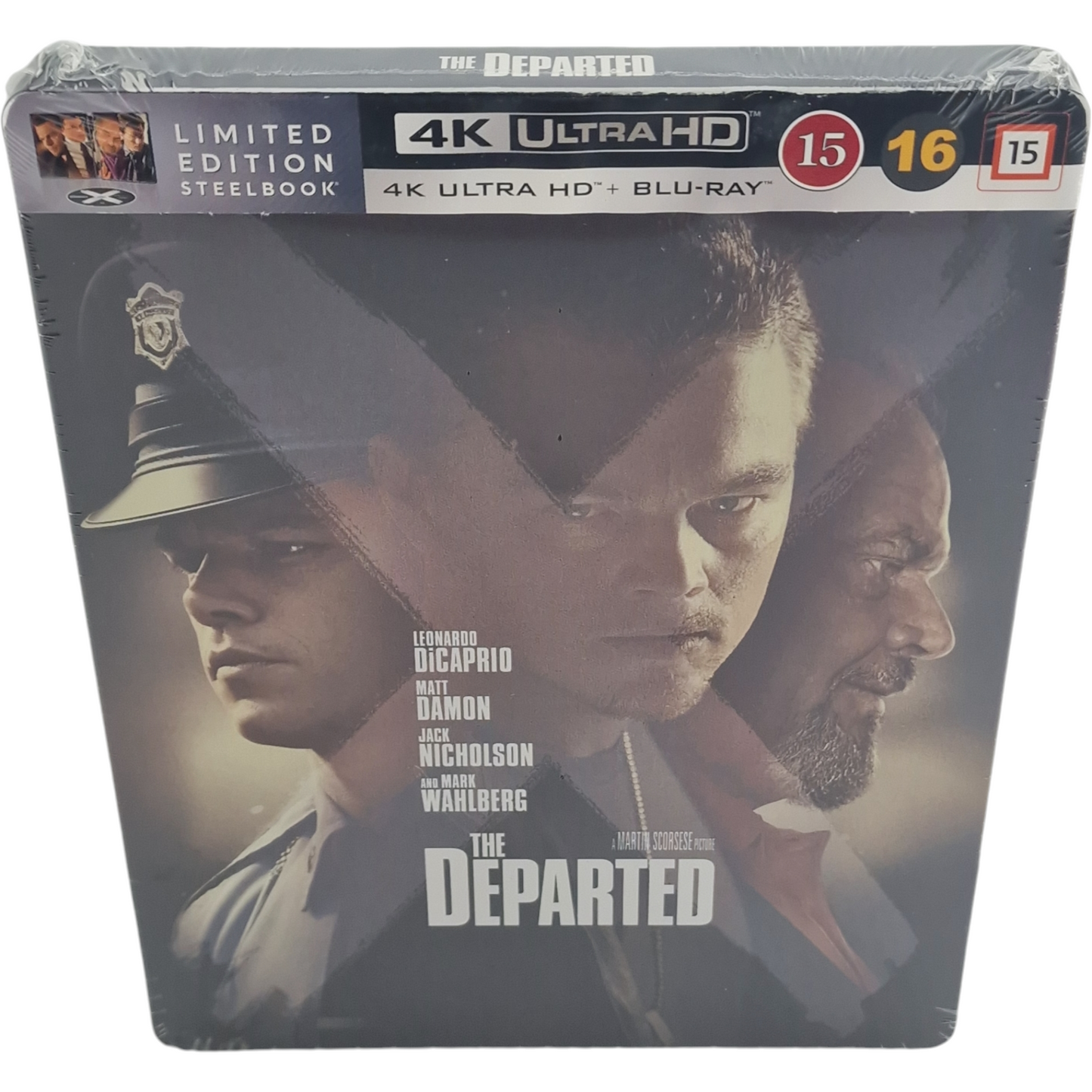 The Departed 4K Ultra HD +Blu-ray Steelbook Leonardo DiCaprio,Matt Damon Zone B