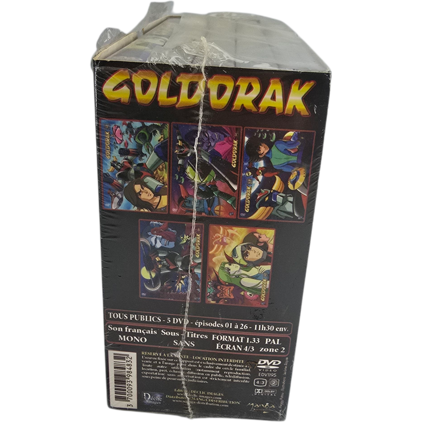 Goldorak 5 DVD  Box 1 (Épisodes 1 à 27) 1975   Actarus, Alcor, Vénusia  Zone B