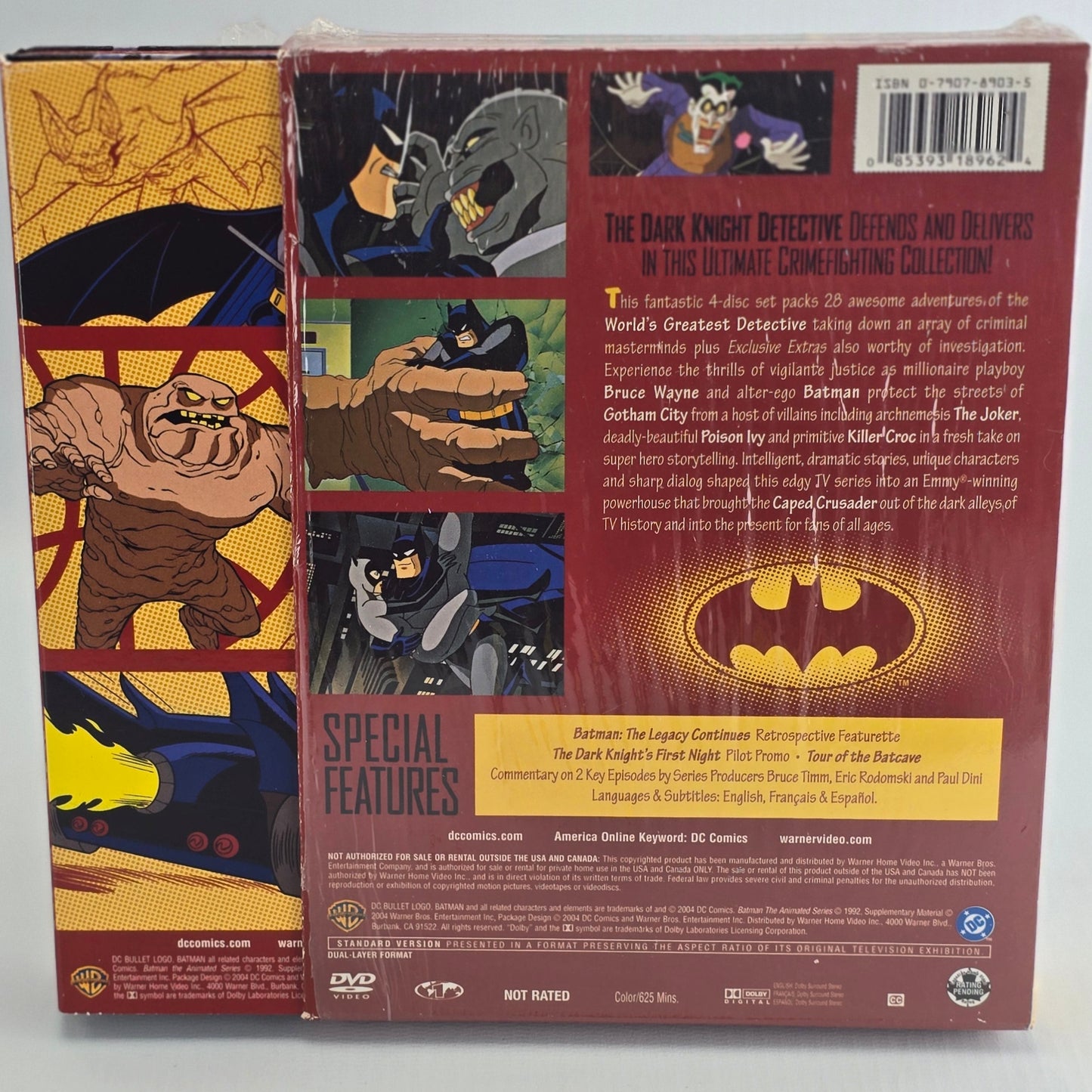 Batman: The Animated Series -Volume One DVD DigiPack / DC Comics Collection Zone 1