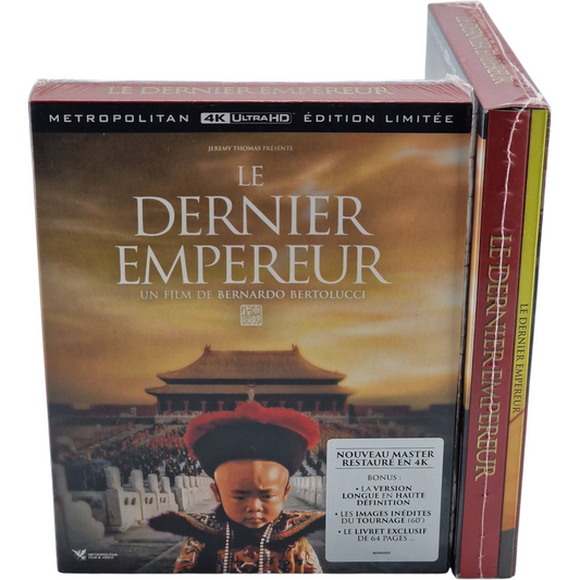 Le Dernier Empereur 4K Ultra HD + Blu-ray Édit Collector limitée DigiPack Zone B