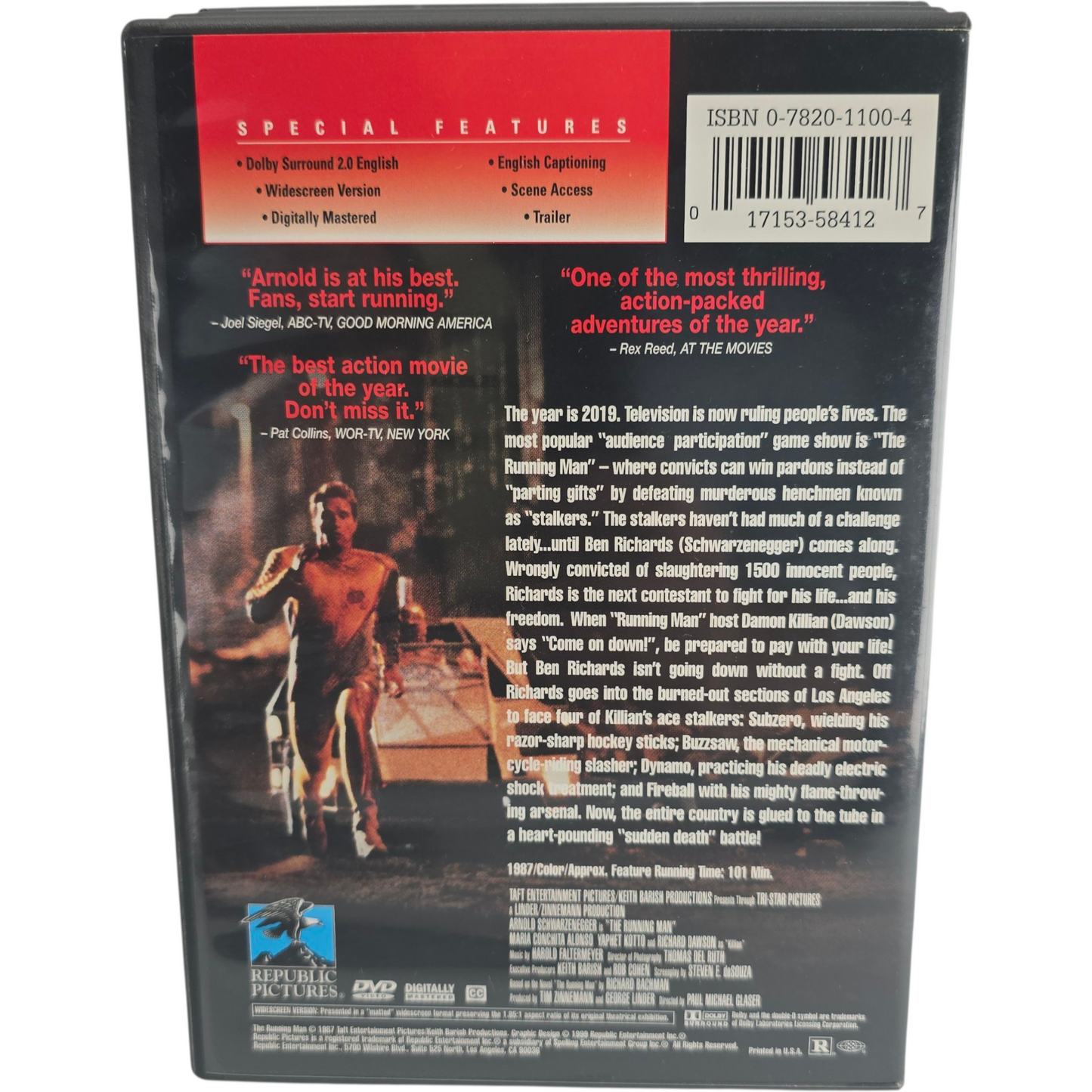 The Arnold Schwarzenegger Collection DVD 4 Films Zone 1 US Import