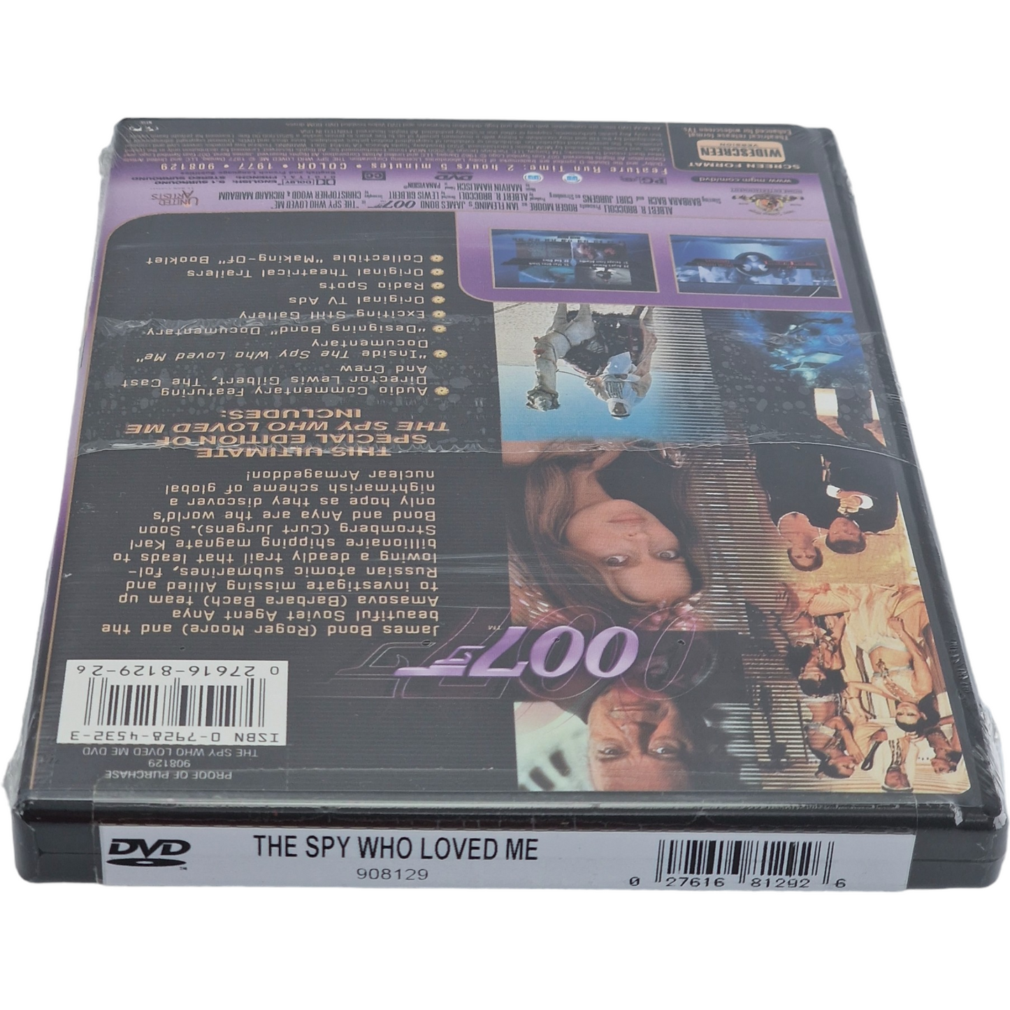 The Spy Who Loved Me DVD 1977 James Bond Roger Moore 2000 Zone 1