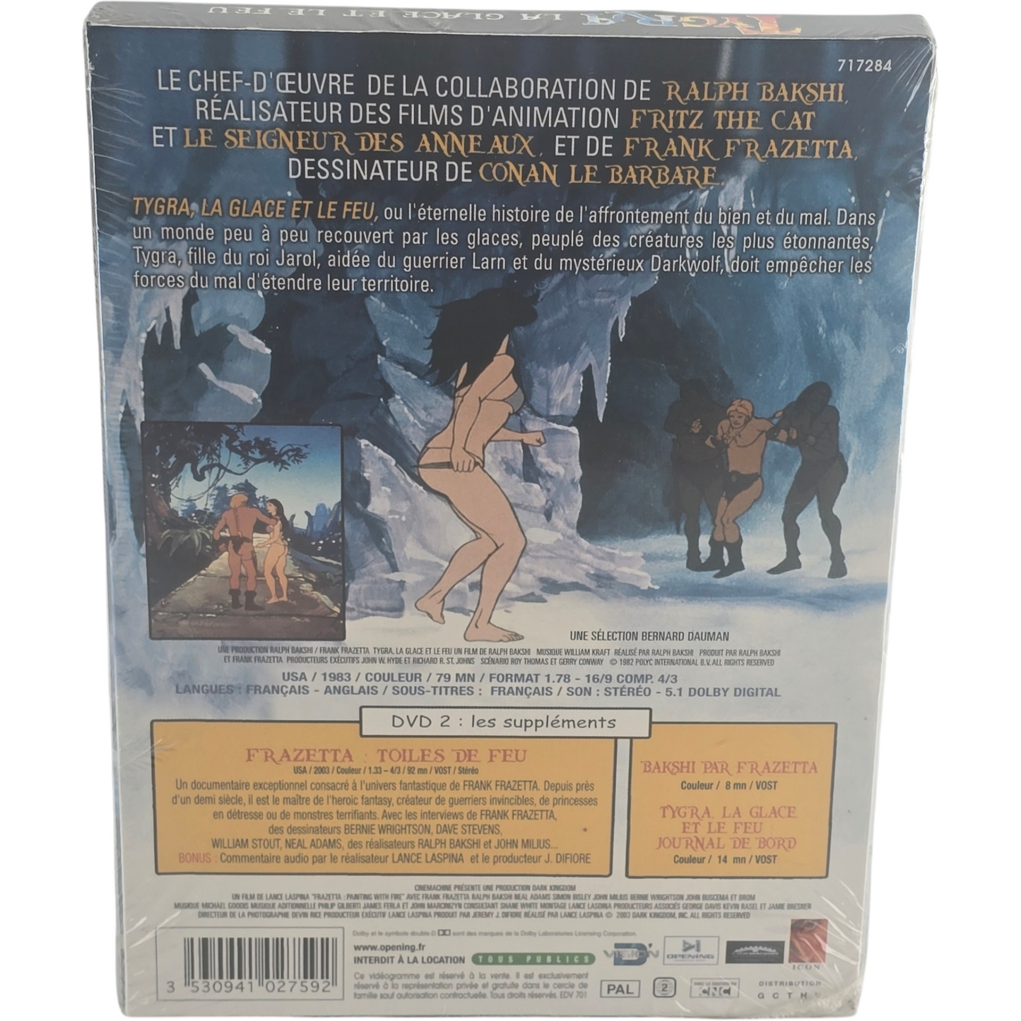 Tygra, La Glace et le Feu - Edition collector Ralph Bakshi DVD Zone 2