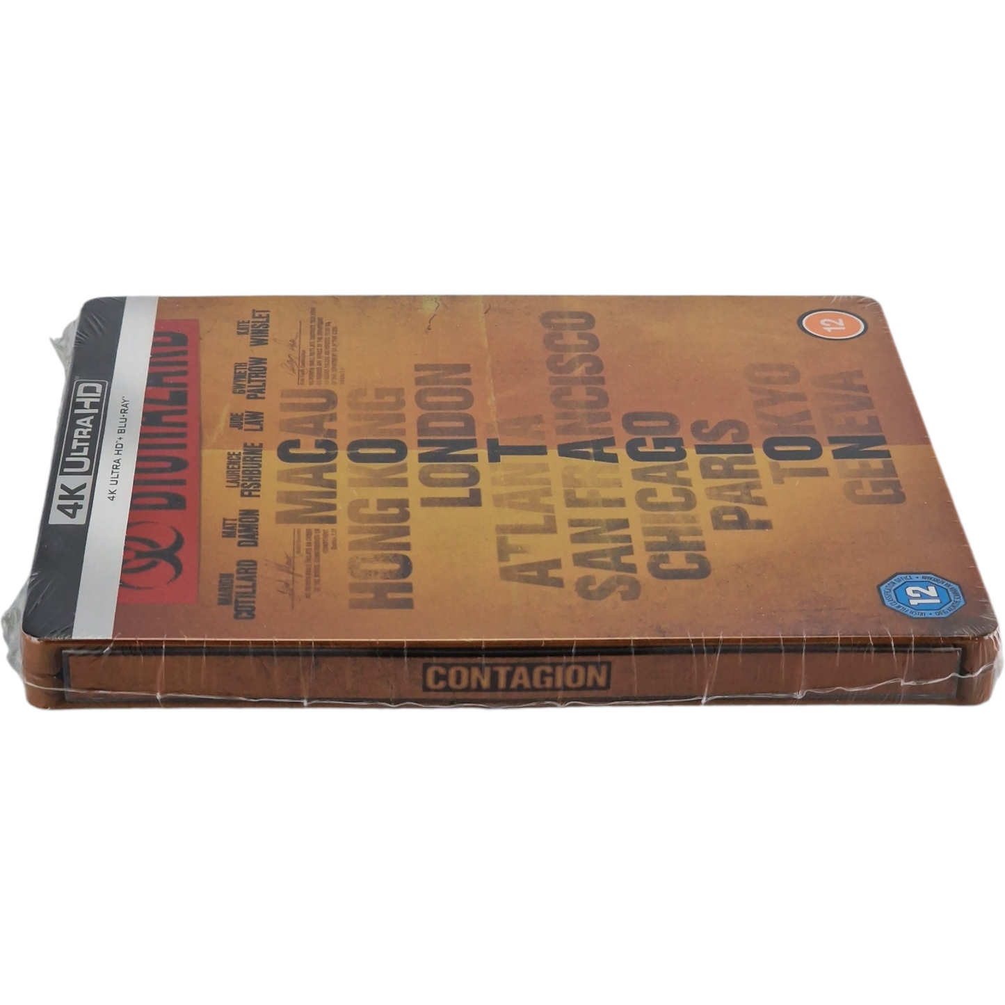 Contagion 4K Ultra HD + Blu-ray SteelBook Marion Cotillard,Matt Damon Libre Zone