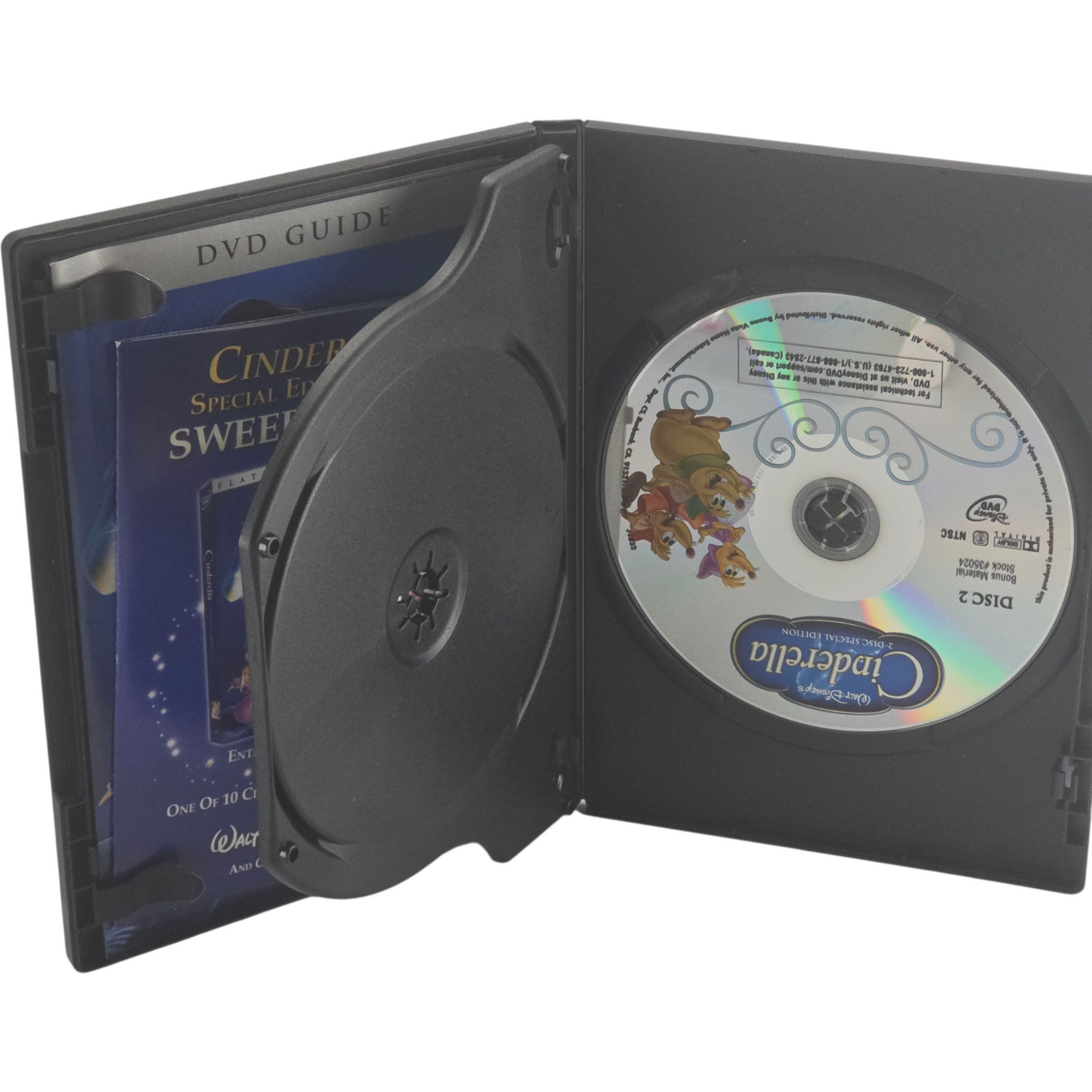 Cinderella DVD 2 Disques Classic Disney Platinum Collection Zone 1 US Import
