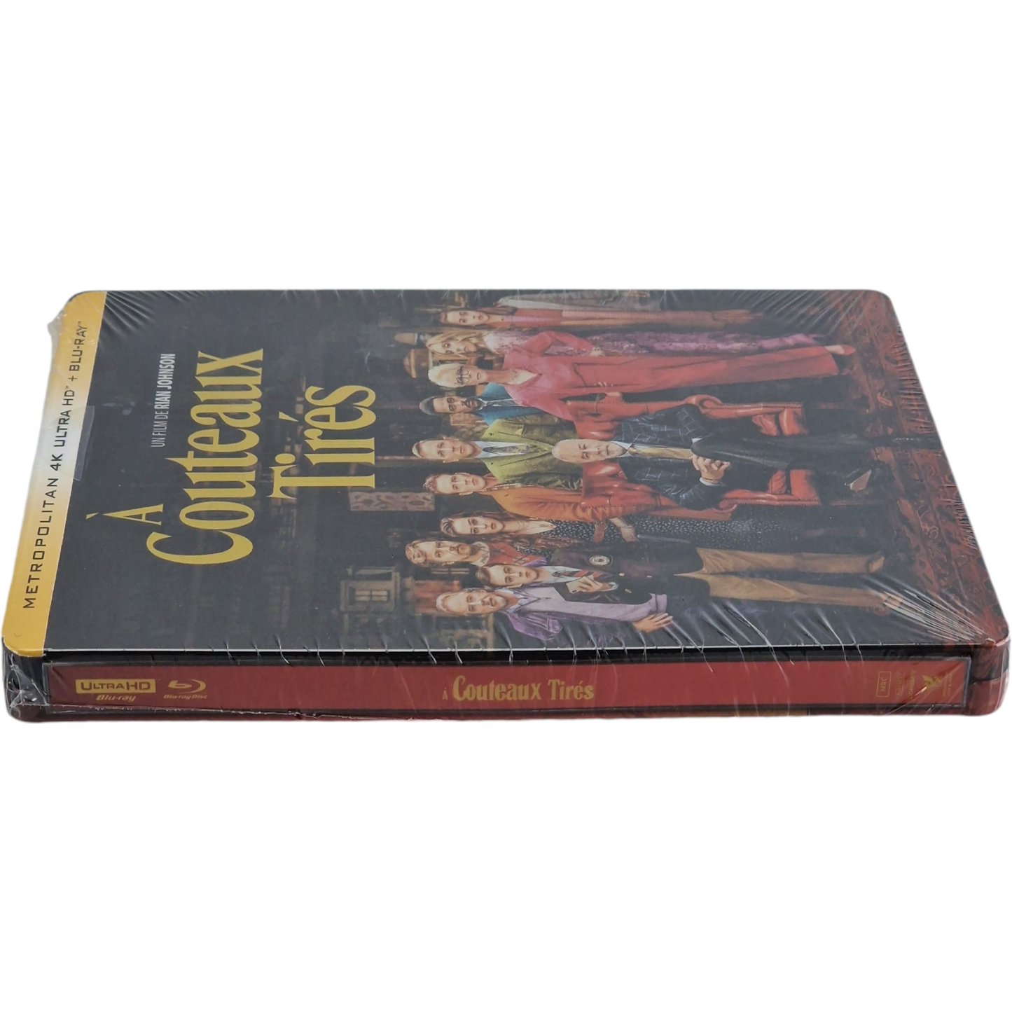 Knives Out A Couteaux tirés 4K Ultra HD + Blu-ray SteelBook Daniel Craig, Chris Evans B