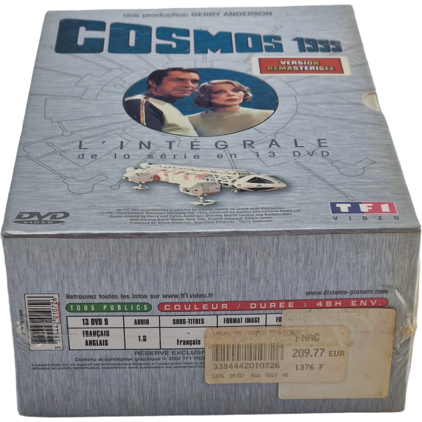 Cosmos 1999 - L'Intégrale de la série en 13 DVD 48 épisodes Coffret Zone 2
