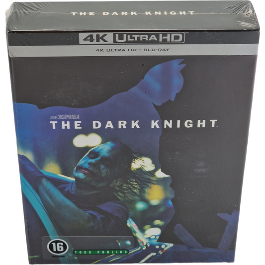 Batman: The Dark Knight SteelBook 4K Ultra HD + Blu-ray  Édition Collector Zone B