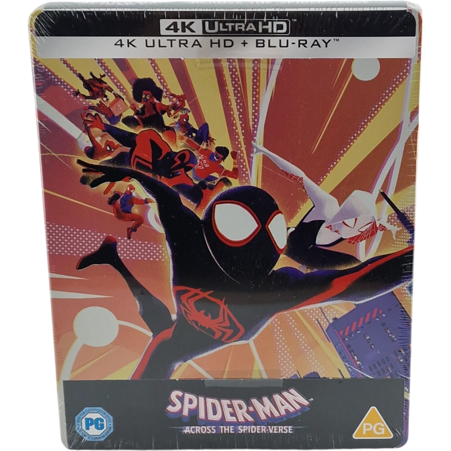 Spider-Man: Across the Spider-Verse Steelbook 4 K UHD+Blu-ray Zone B
