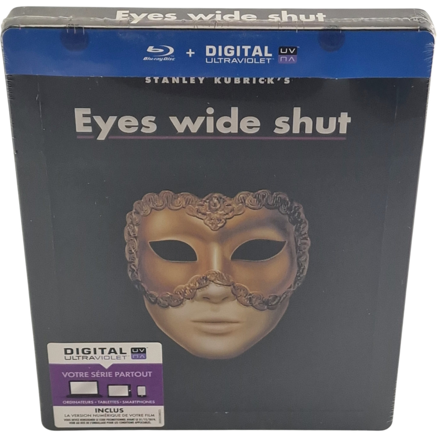 Eyes Wide Shut Blu-ray Steelbook Débossé Édi limitée rare 2014 Stanley Kubrick B