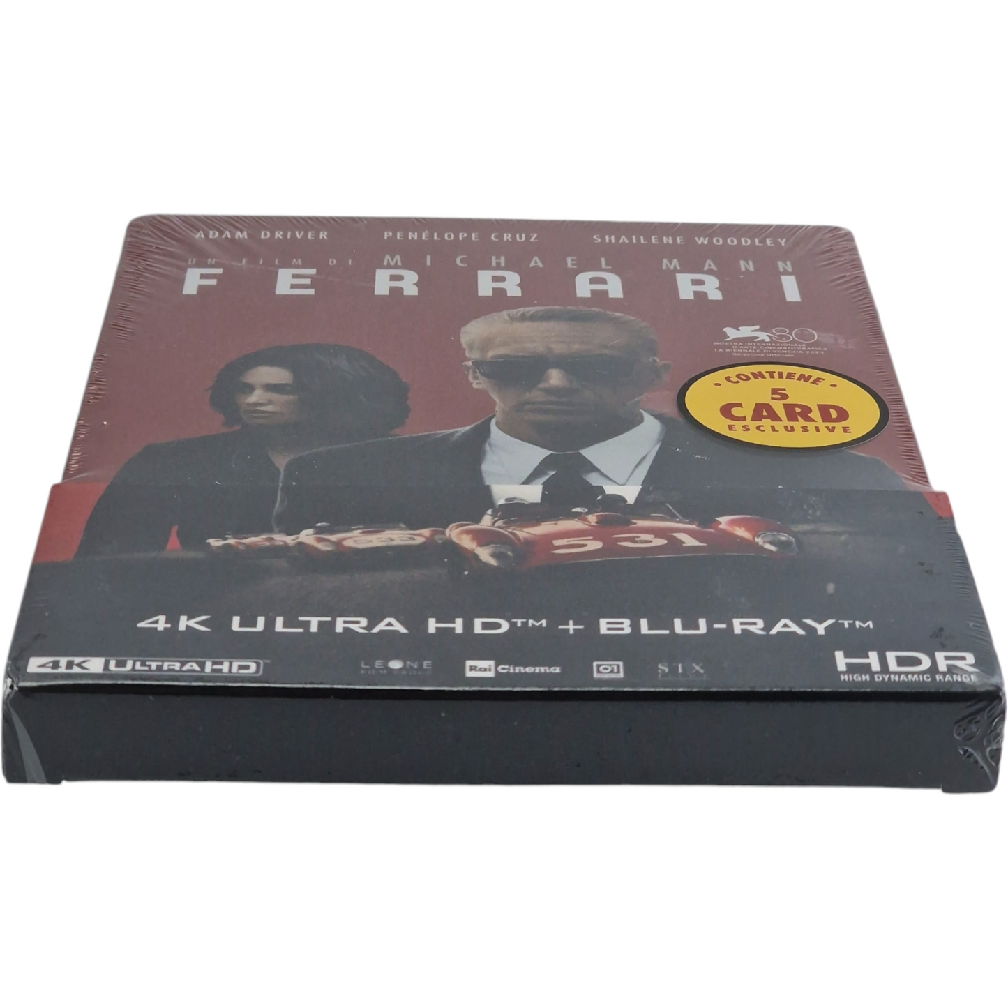 Ferrari 4K Ultra HD + Blu-ray SteelBook édition Limitée Adam Driver Zone B