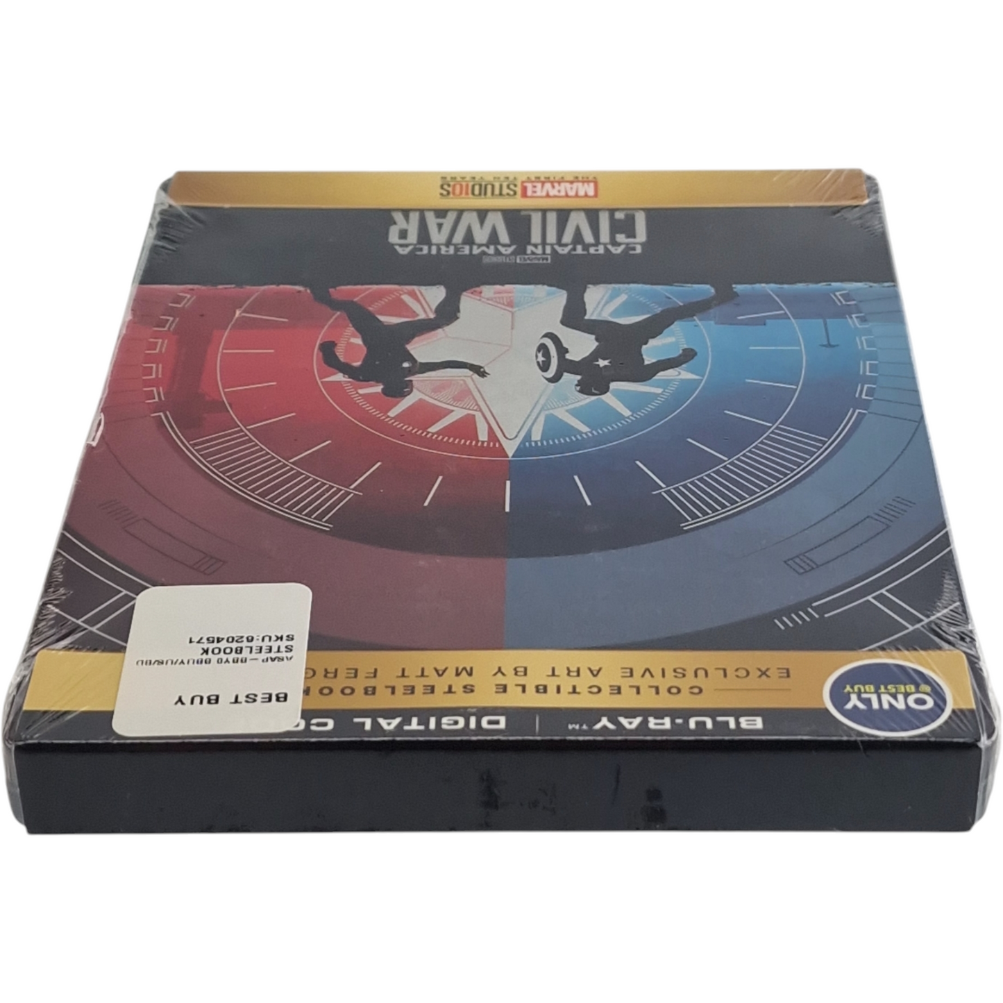 Captain America: Civil War Blu-ray SteelBook Titre Débossé Best Buy 2018 Zone A