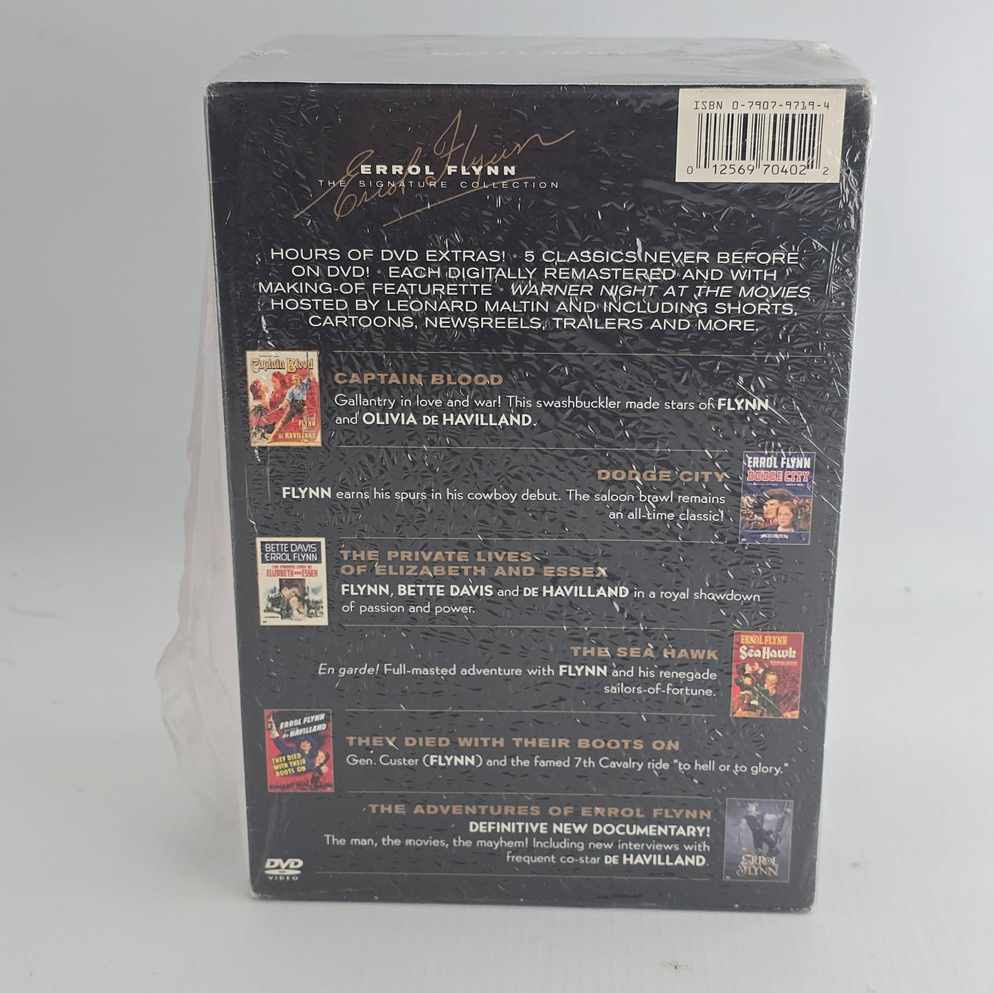 Errol Flynn - Signature Collection DVD 5 Classiques Zone 1 – Import USA