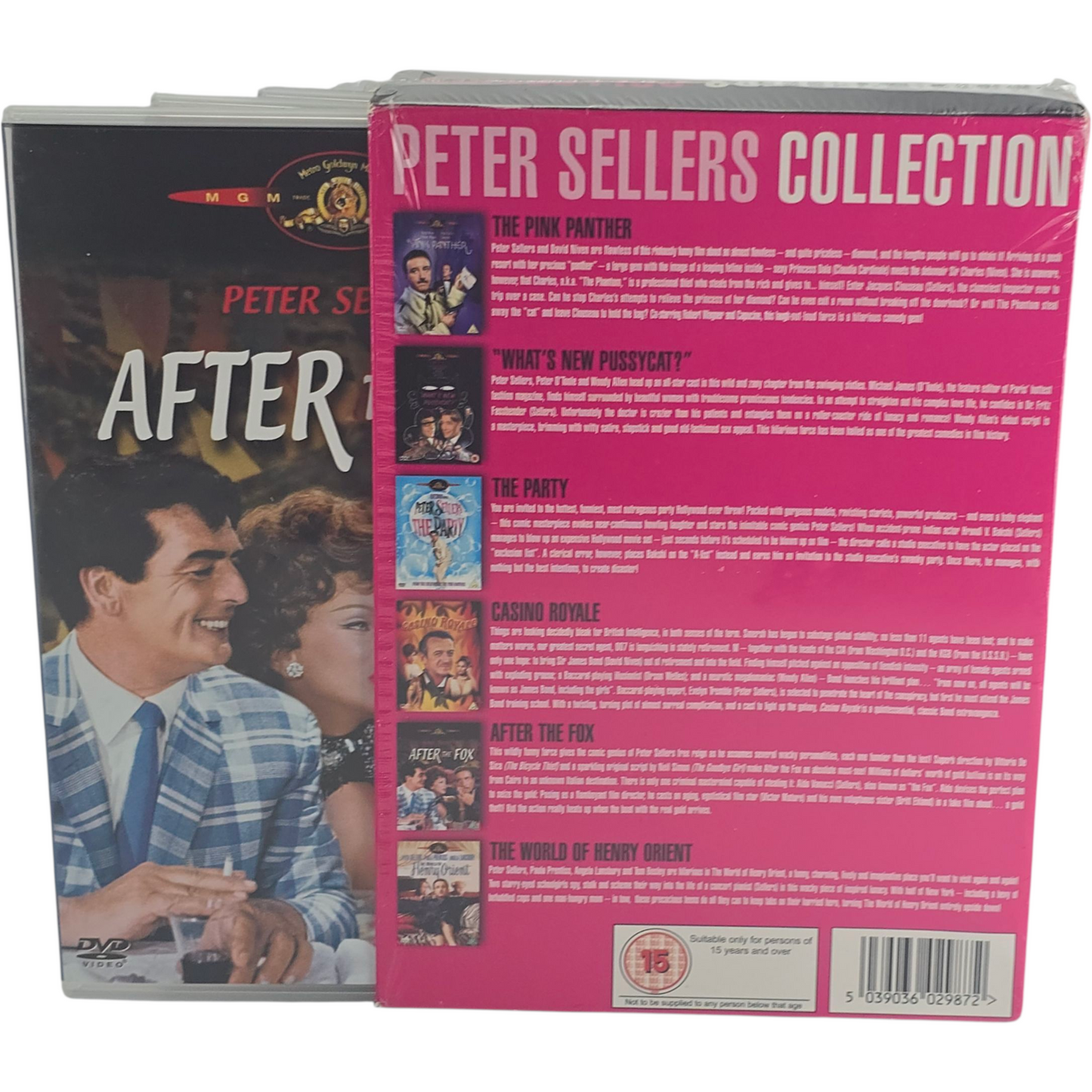 Peter Sellers Collection 6 Films  DVD  Pink Panther +Pussycat? + Party .. Zone 2