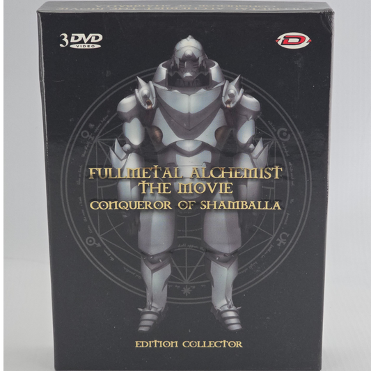 Fullmetal Alchemist : Conqueror of Shamballa – Coffret collector 3 DVD Zone 2