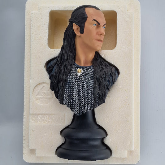 Seigneur des Anneaux Buste Resine Lord Elrond Sideshow Weta 3000 Ex Polystone 1/4