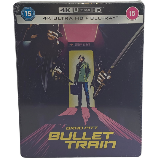 Bullet Train (2022) – SteelBook 4K UHD + Blu-ray – Import UK