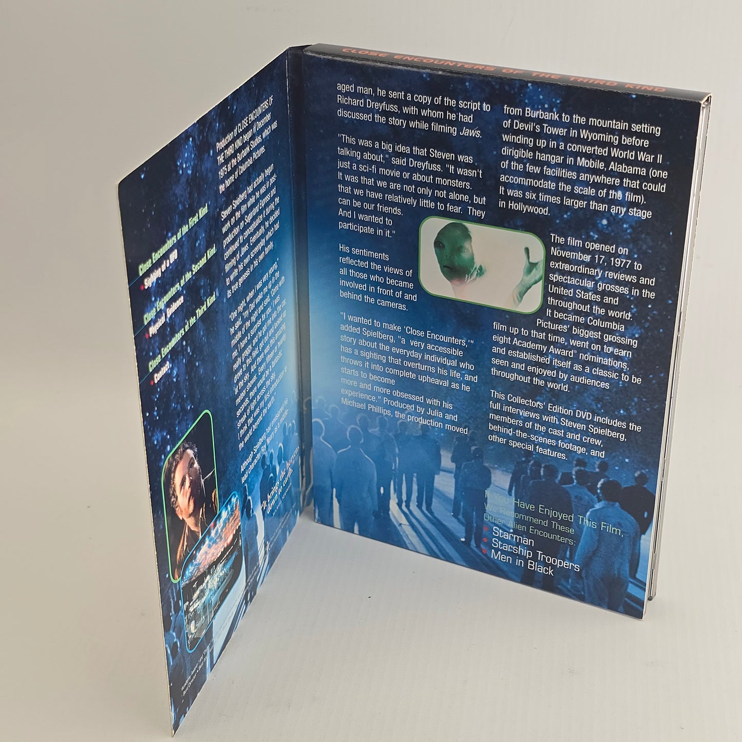 Close Encounters of the Third Kind DVD DigiPack Collector's Spielberg Zone 1  US Import