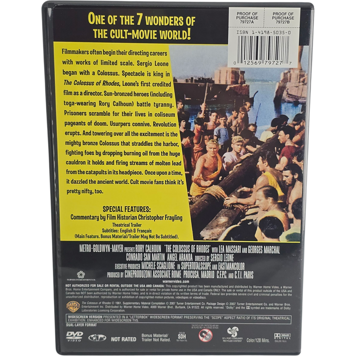 Cult Camp Classics: Volume 4 - Historical Epics 3 Films - VF DVD Region 1