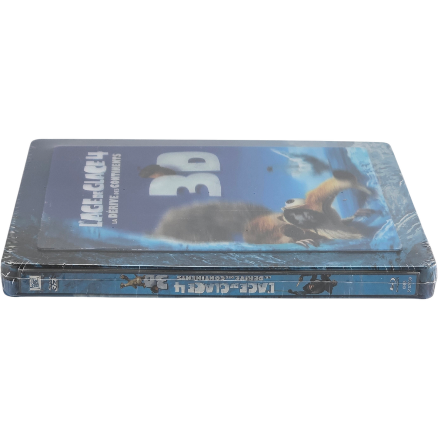 L'Age de Glace 4:Dérive des Continents 3D Blu-ray+2D+DVD SteelBook lenticulair B