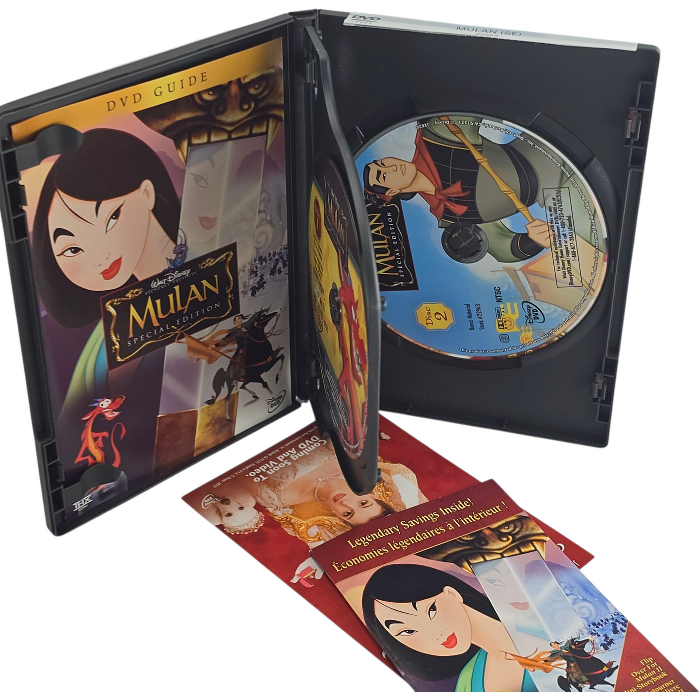 Mulan DVD Disney Classic 2-Disc Collector's Zone 1 Canada Import