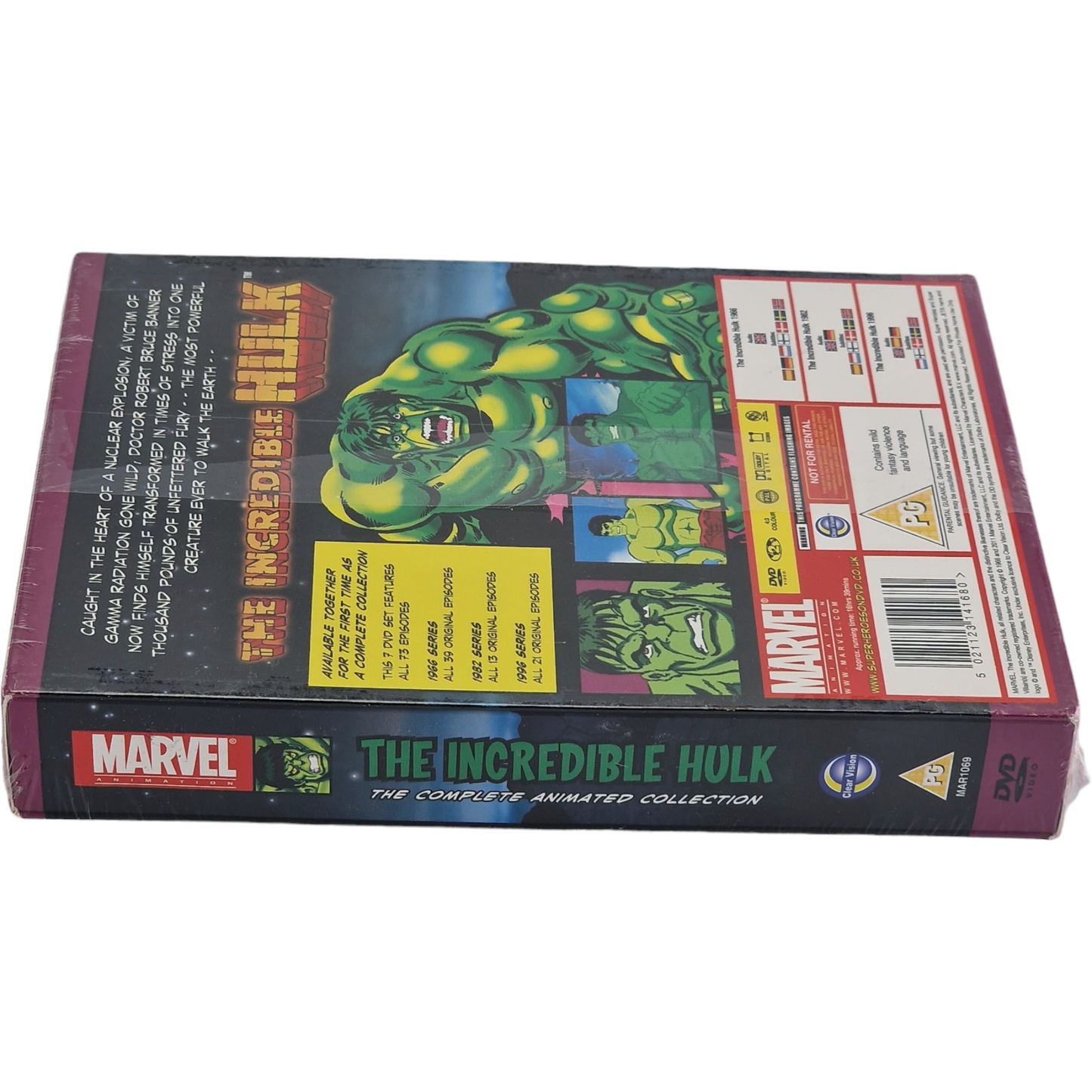 The Incredible Hulk: The Complete Animated Collection DVD DigiBook 4 Seasons B