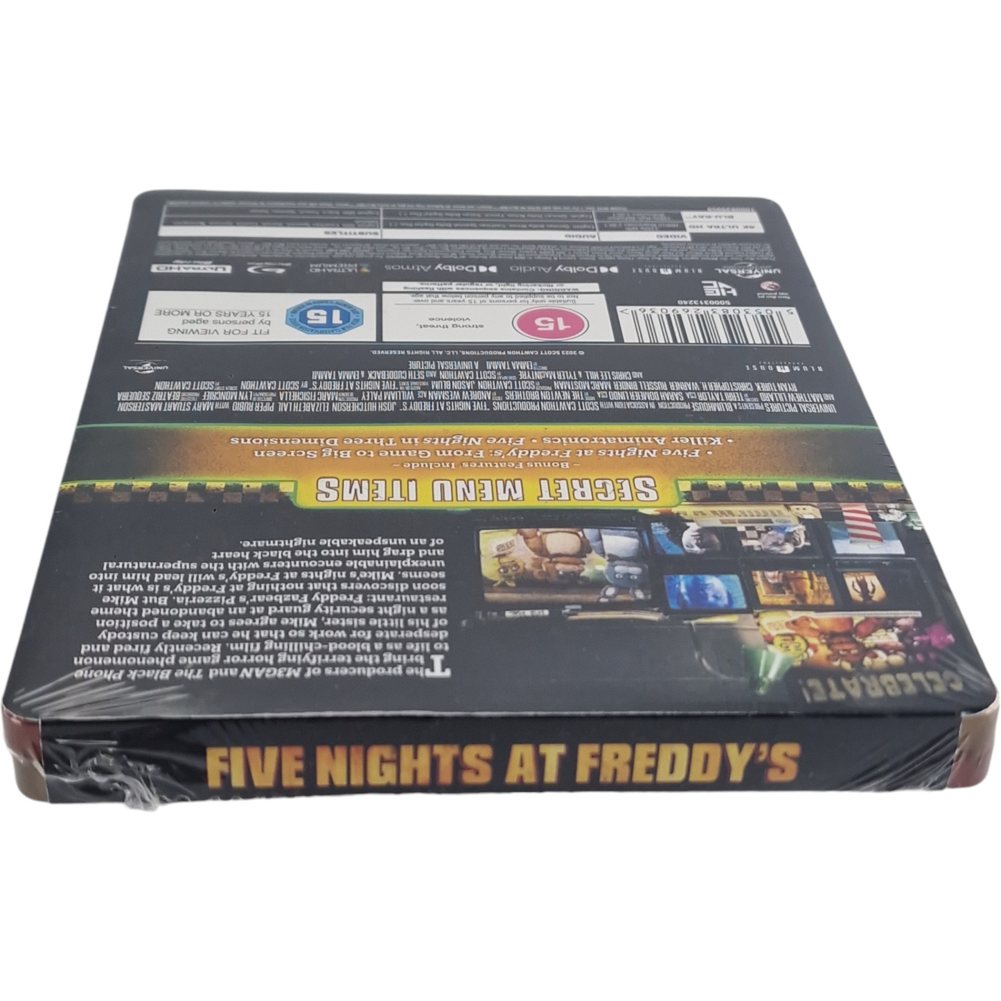 Five Nights at Freddy's 4K Ultra HD+Blu-ray Steelbook Édition limitée Zone B
