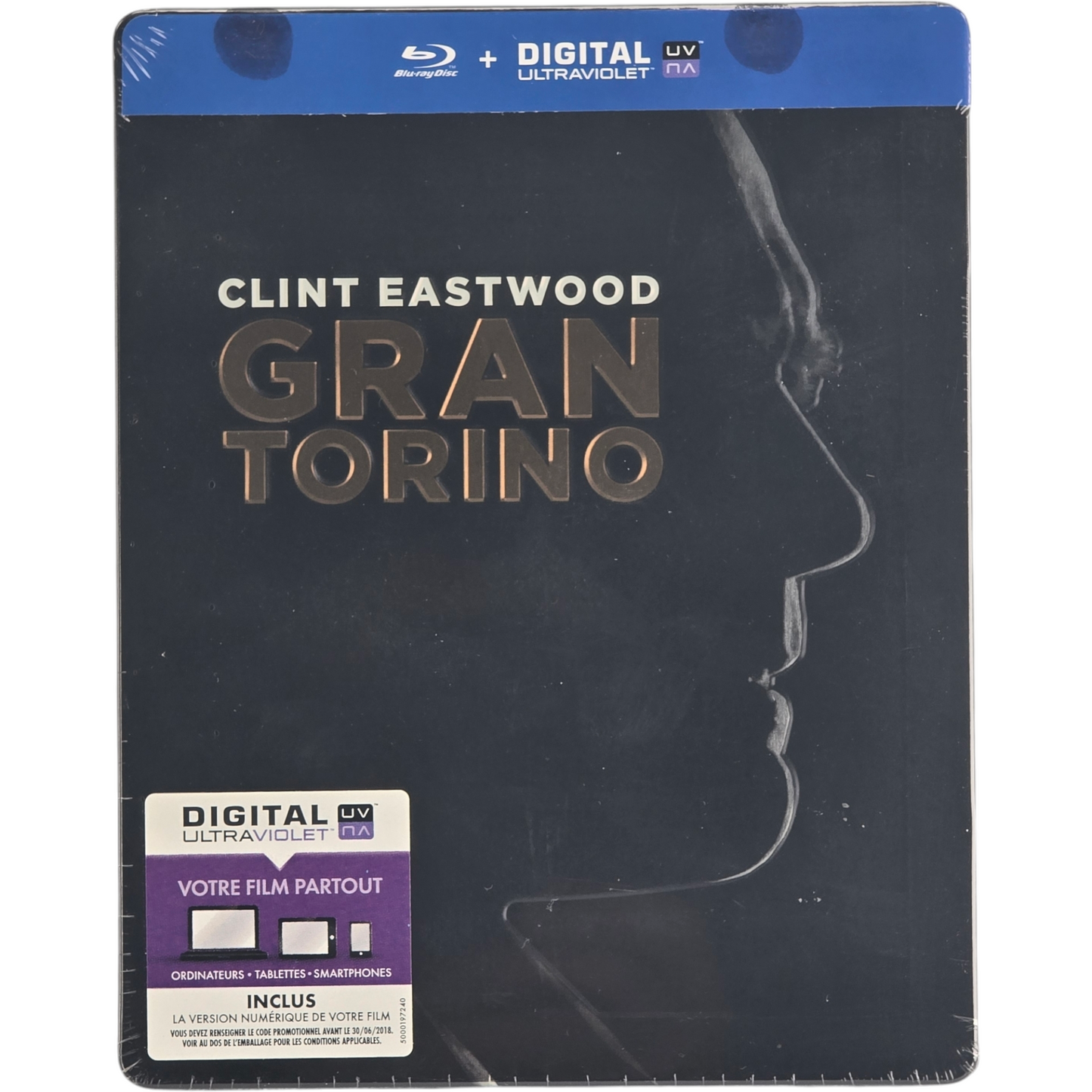 Gran Torino Blu-ray Steelbook Débossé Édition limitée Clint Eastwood Zone Libre