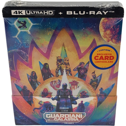 Guardians of the Galaxy Vol.3 SteelBook 4K Ultra HD+Blu-ray Carte lenticulaire B