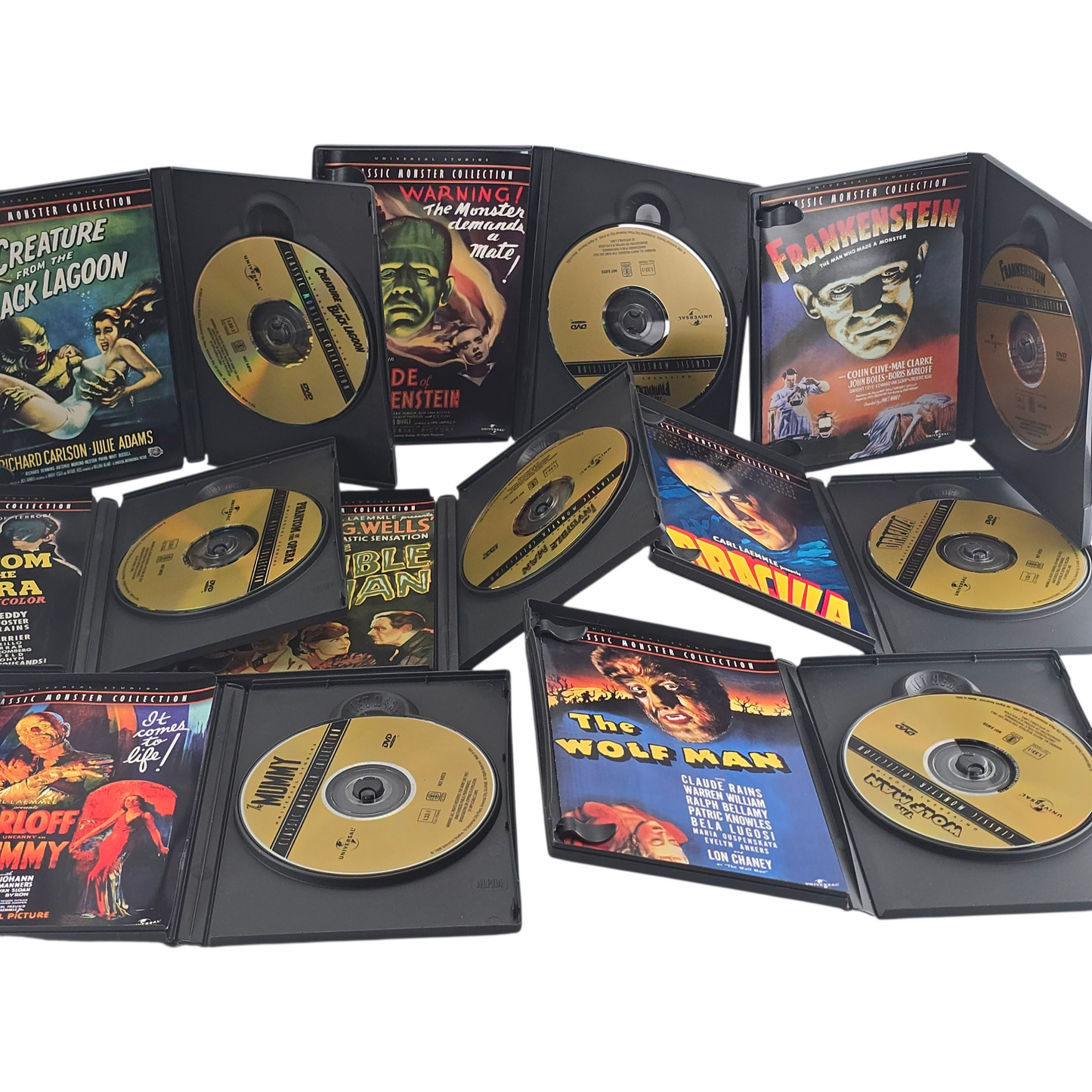 Universal Studios Classic Monster Collection DVD 9 Films Zone 1 US Import