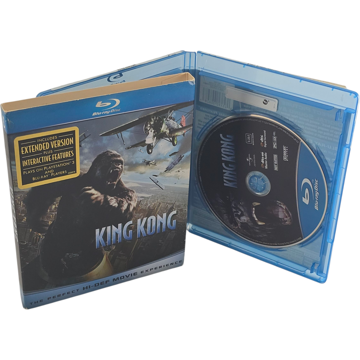 King Kong Blu-ray Peter Jackson Naomi Watts, Jack Black Zone A