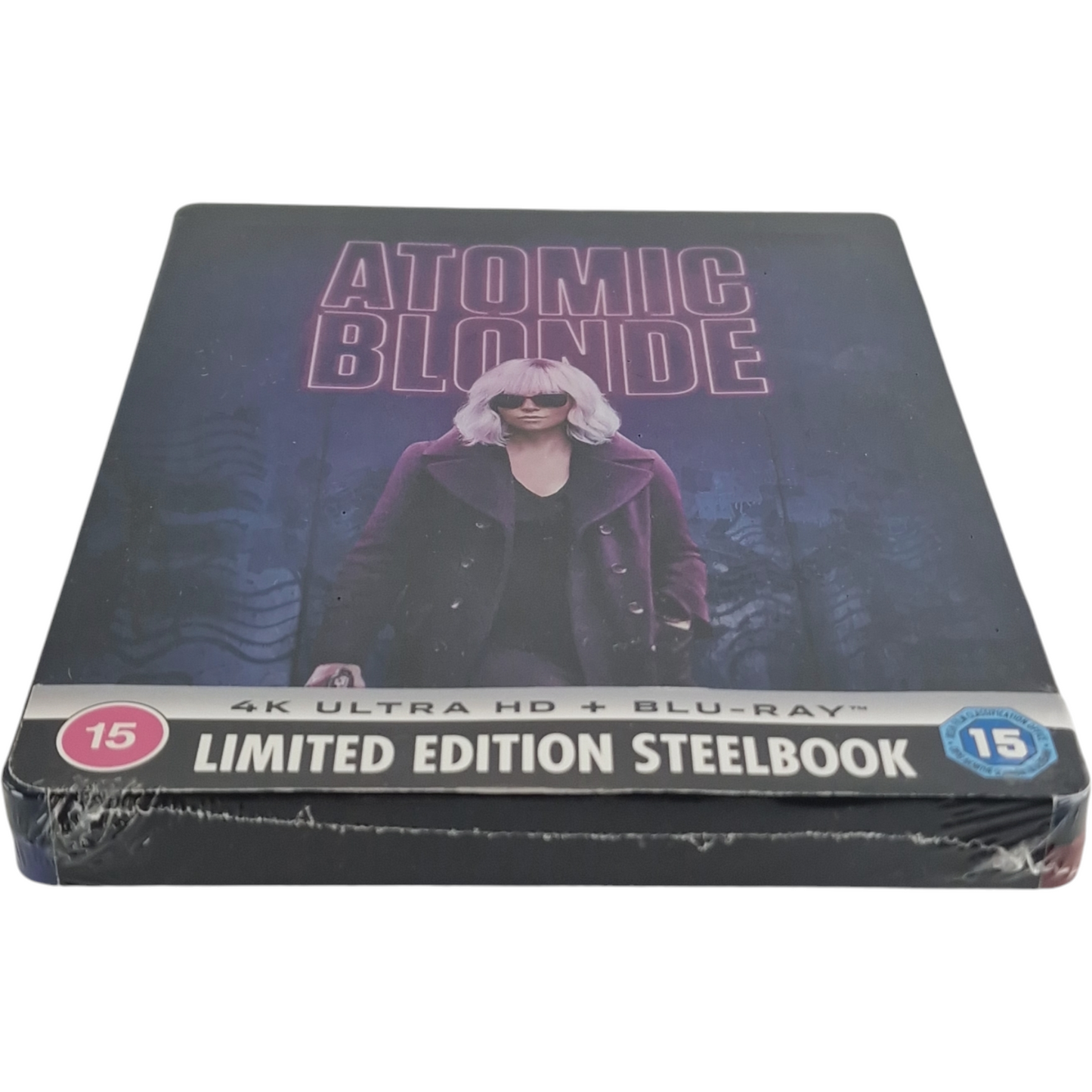 Atomic Blonde 4K Ultra HD + Blu-ray Steelbook Débossé Charlize Theron 2024 B