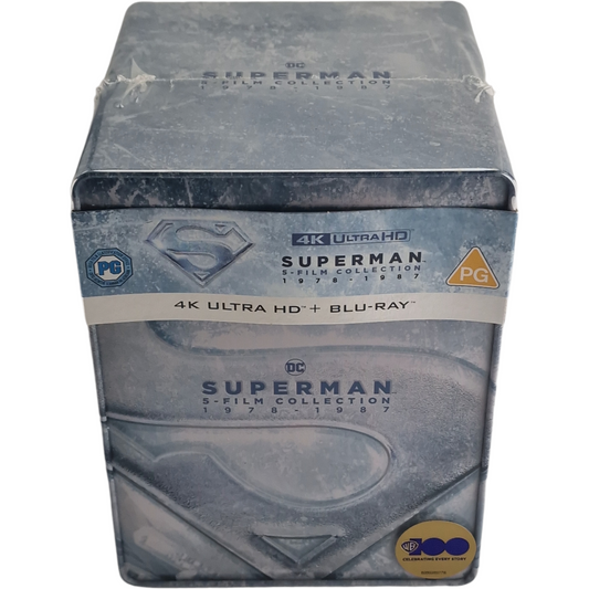 Superman I–IV – Collection 5 Films (1978–2006) – SteelBook 4K Ultra HD + Blu-ray – Toutes zones – vue 3
