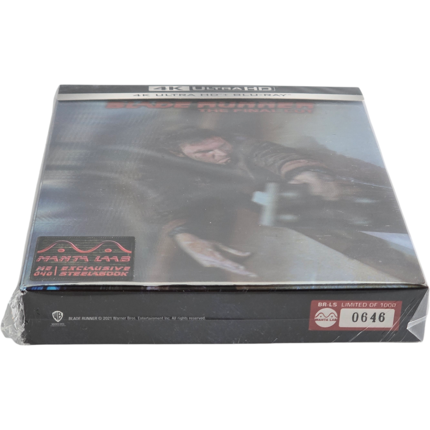 Blade Runner Final Cut 4K UHD + Blu-ray Steelbook Lenticulaire Manta lab 1000 Ex
