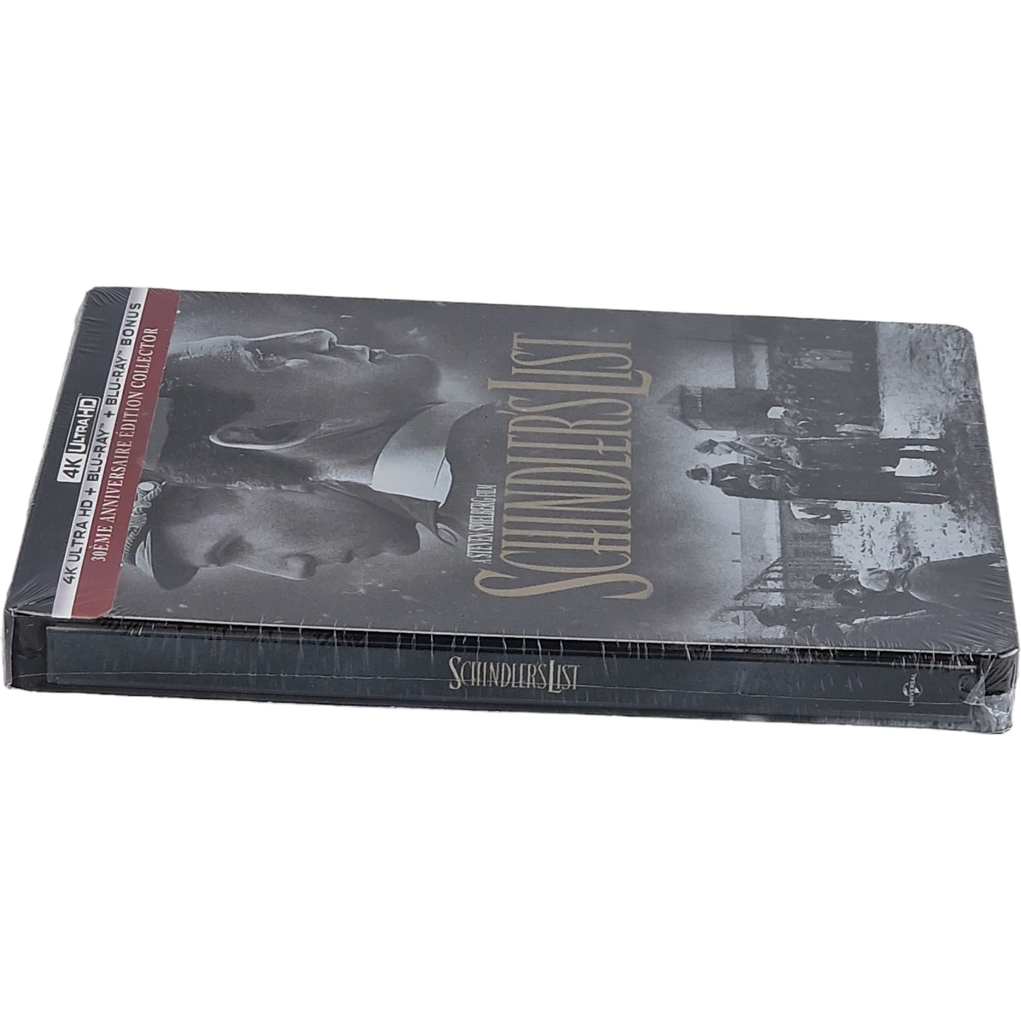 La liste de Schindler 4K Ultra HD + Blu-ray SteelBook Édition 30e Spielberg B