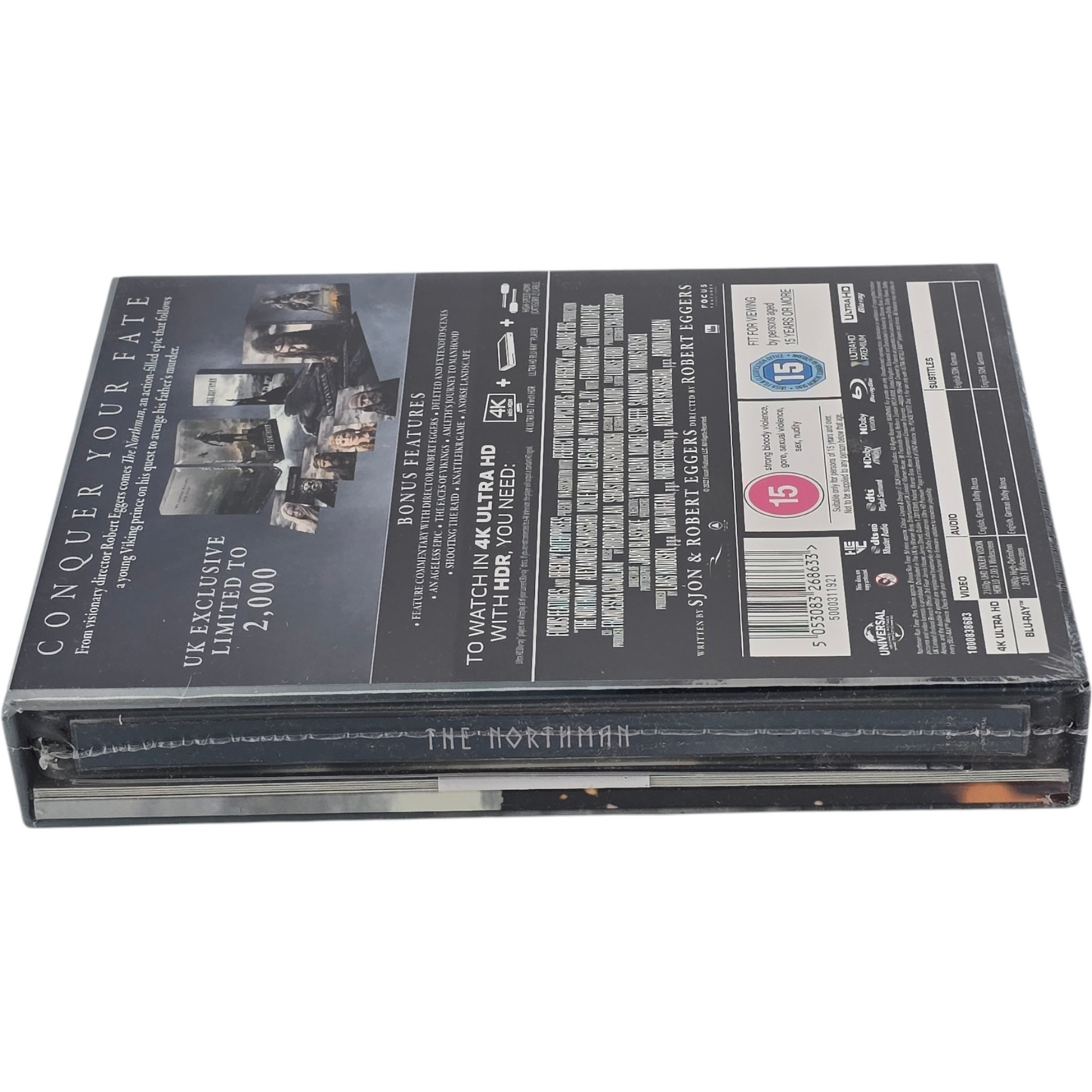 The Northman 4K Ultra HD Steelbook Collector's Edition 2000 Ex Numérotée Zone B