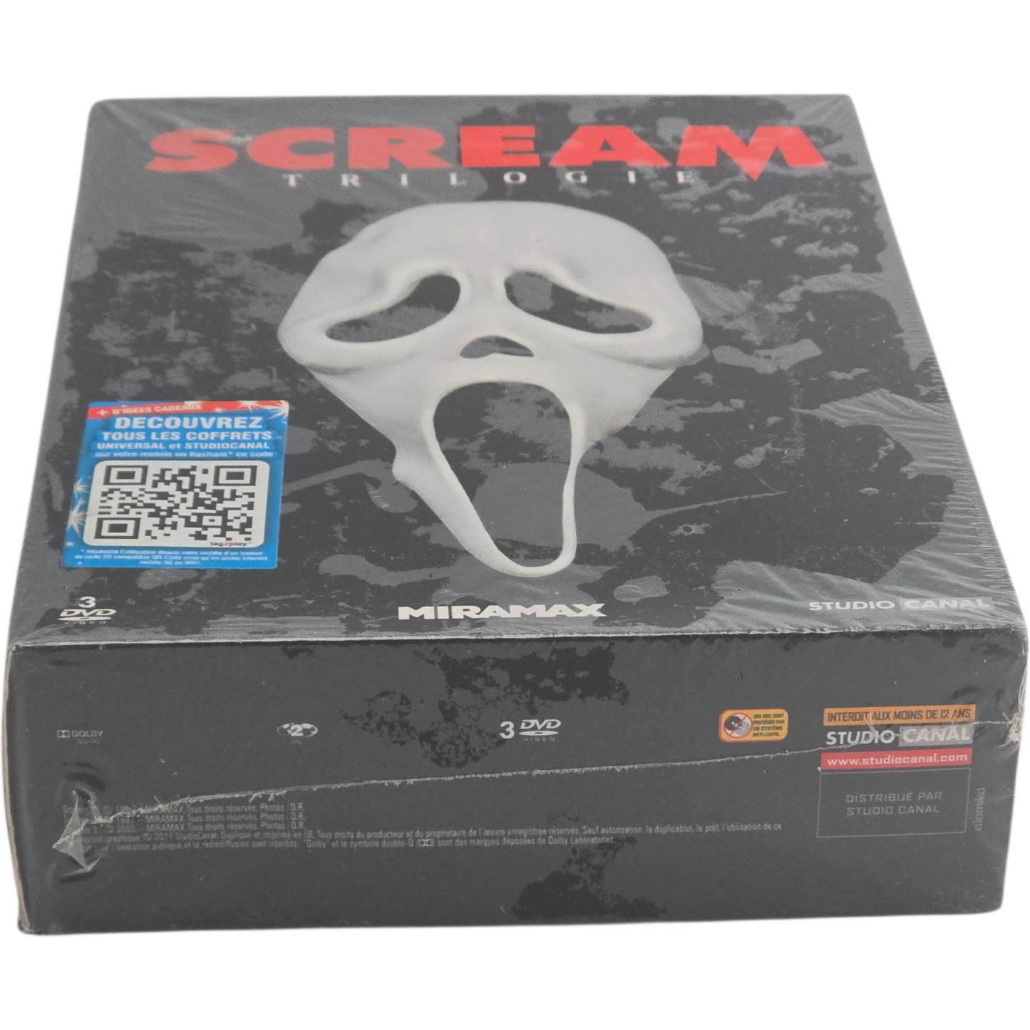 Scream - Coffret - Scream 1 + Scream 2 + Scream 3 David Arquette  DVD Zone B