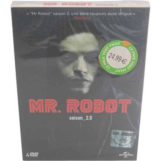 Mr. Robot Saison 2 (2016) Édition 4 DVD Rami Malek, Christian Slater Zone 2