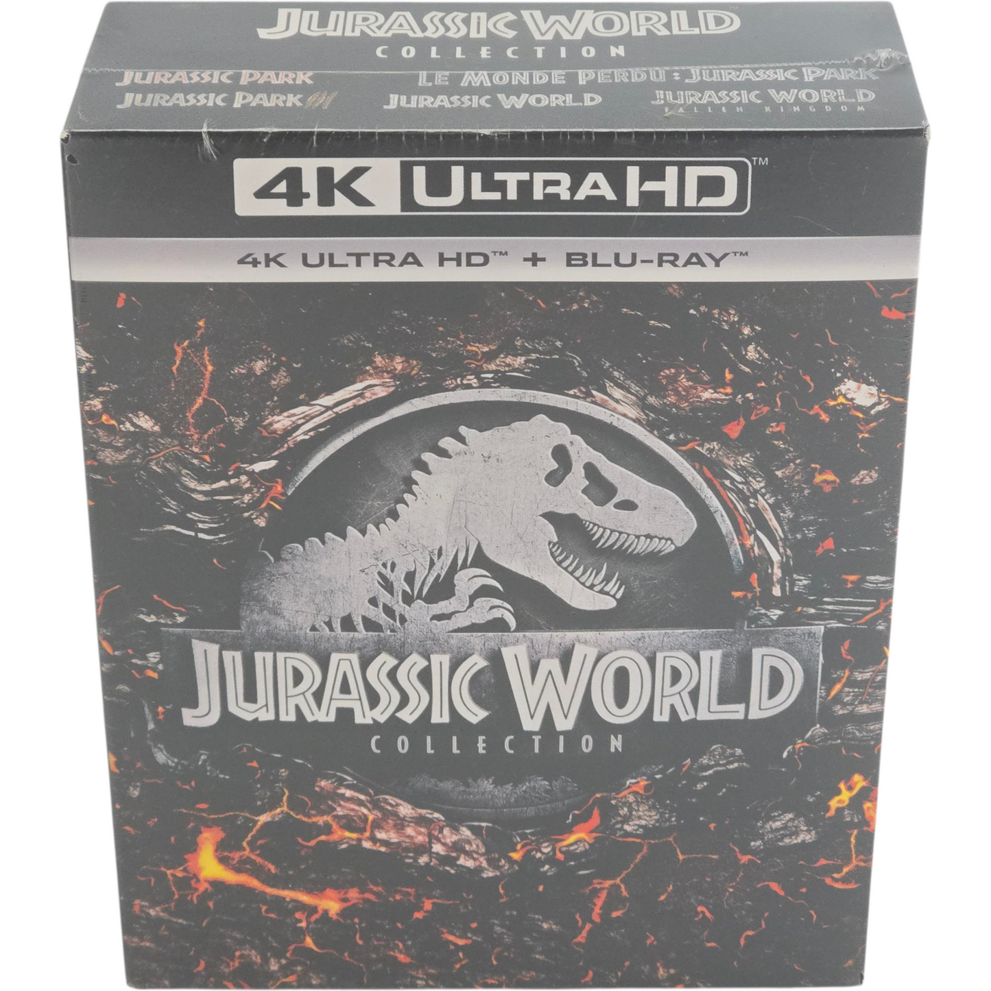 Jurassic Park + Jurassic World 5 Films Collection 4K UHD + Blu-ray Zone B