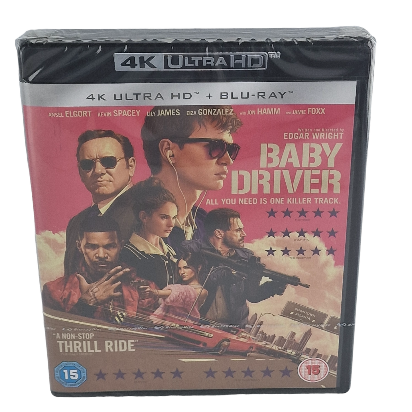 Baby Drive 4K Ultra HD + Blu-ray 2017 Kevin Spacey , Jamie Foxx Zone Libre