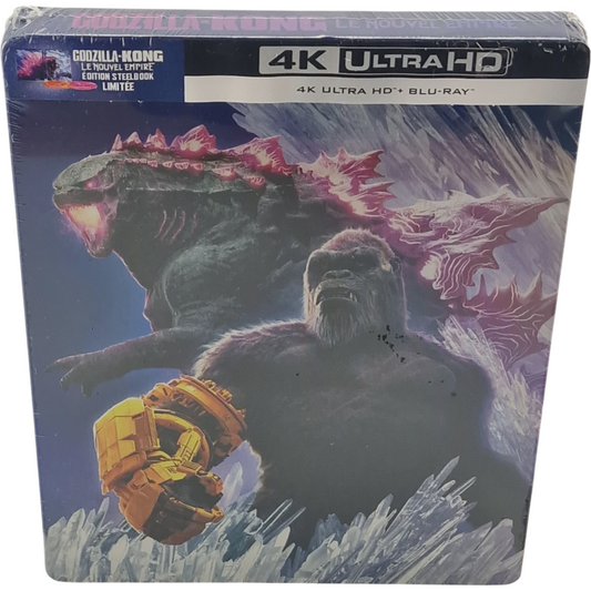 Godzilla x Kong : Le Nouvel Empire : 4K Ultra HD + Blu-ray SteelBook  Libre