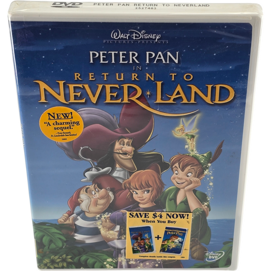 Peter Pan 2 : Retour au Pays imaginaire DVD Édition limitée VF Import US Zone 1